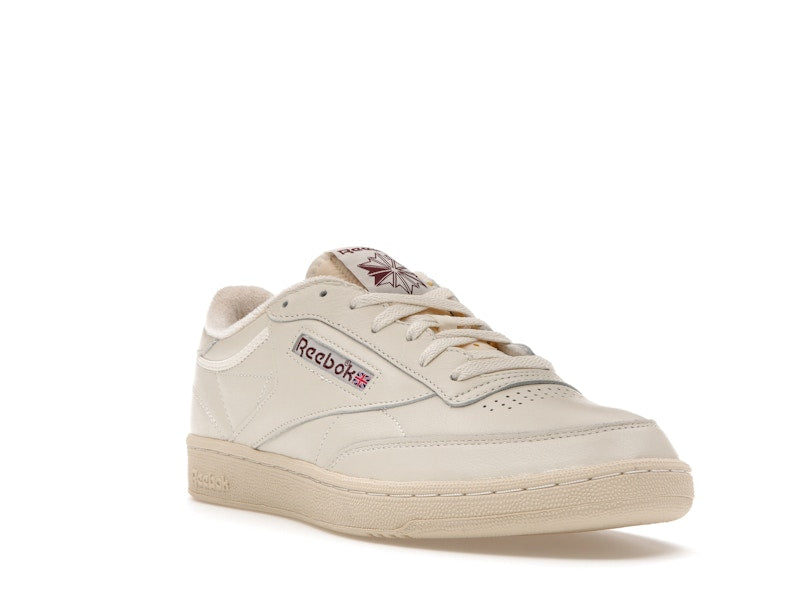 Reebok Club C 85 Chalk Alabaster Maroon