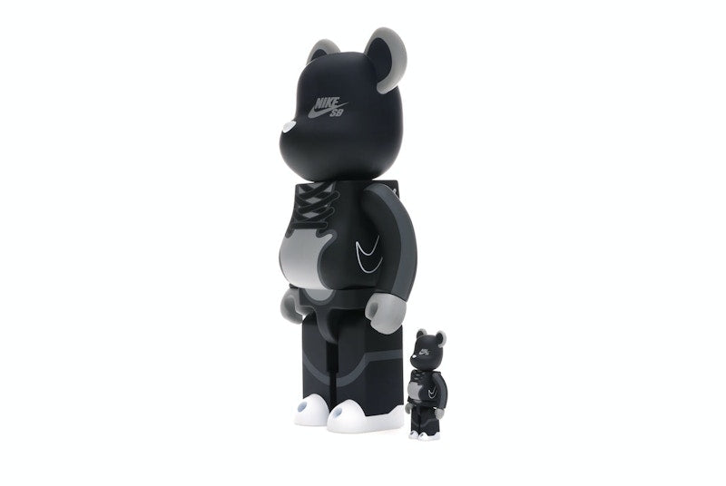 Bearbrick Nike SB 100% & 400% Set Black