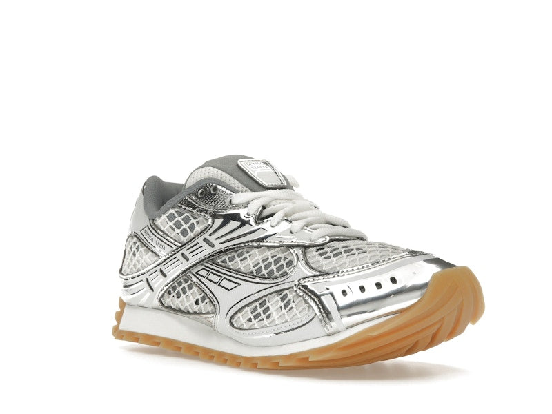 Bottega Veneta Orbit Silver White (Women's)