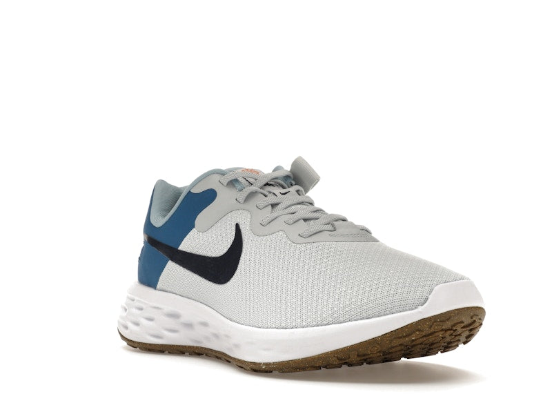 Nike Revolution 6 FlyEase Next Nature Pure Platinum Dark Marina Blue