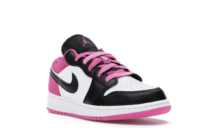 Jordan 1 Low Black Active Fuchsia (GS)