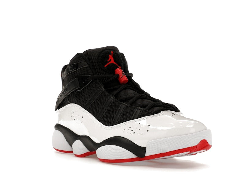 Jordan 6 Rings Black White Varsity Red