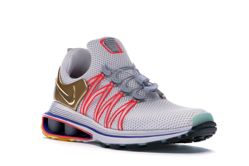 Nike Shox Gravity Vast Grey Metallic Gold