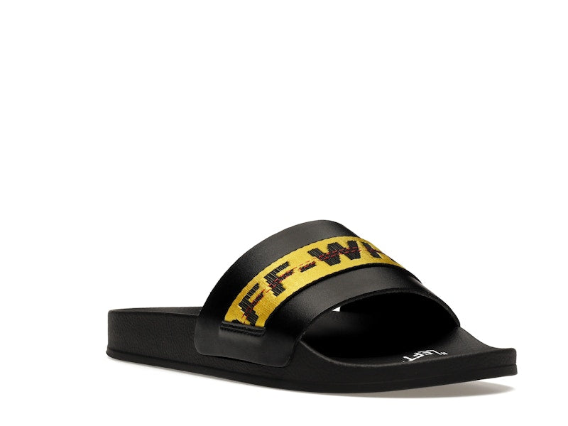 OFF-WHITE Industrial Belt Slides Black Yellow