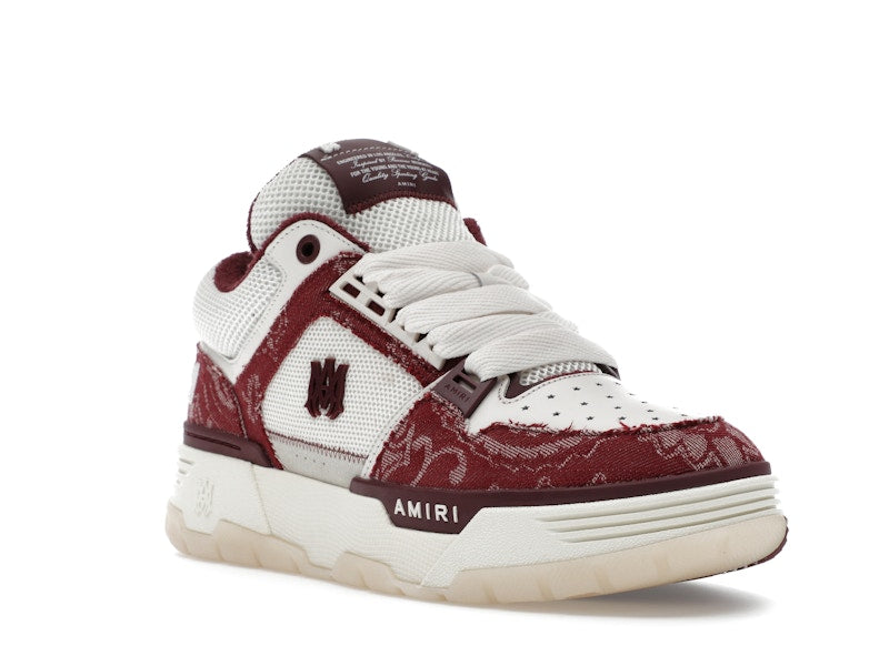 AMIRI MA-1 Bandana Denim Burgundy