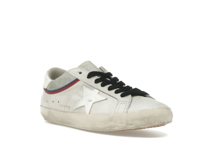Golden Goose Super Star White Grey Red Blue