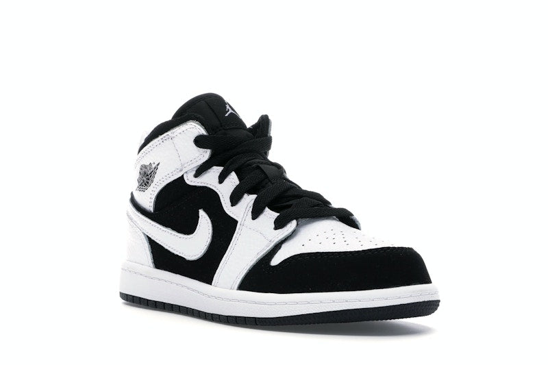 Jordan 1 Mid White Black (PS)