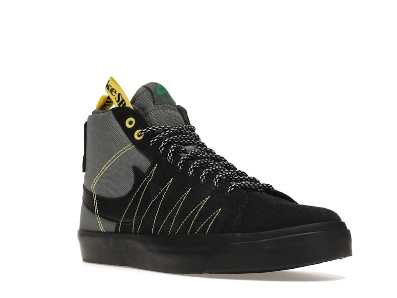 Nike SB Zoom Blazer Mid PRM Acclimate Cool Grey Yellow Strike