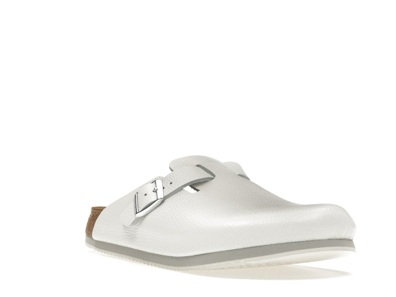Birkenstock Boston Super Grip Leather White