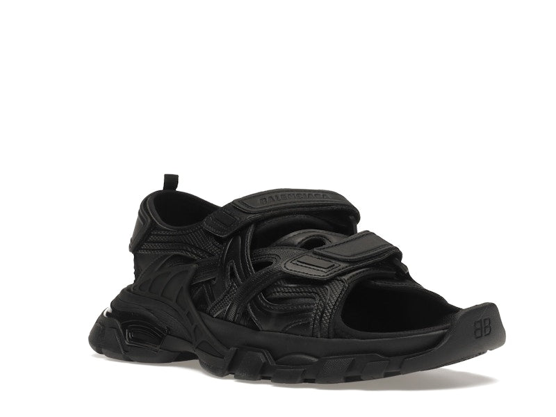 Balenciaga Track Sandal Black
