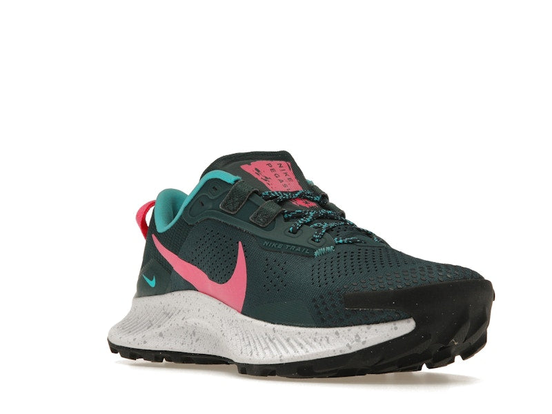 Nike Pegasus Trail 3 Dark Teal Green Pink Glow (Women's)