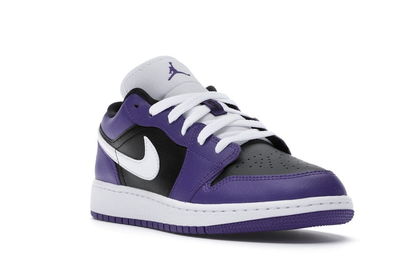 Jordan 1 Low Court Purple Black (GS)