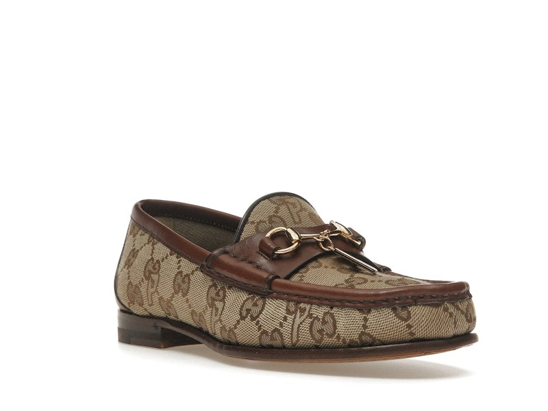 Palace x Gucci GG-P Canvas Horsebit P Charm Beige