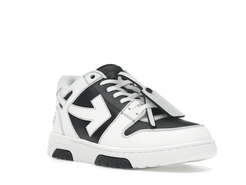 OFF-WHITE Out Of Office OOO Low Tops Black White
