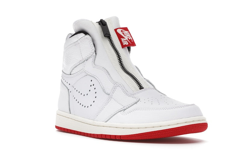 Jordan 1 Retro High Zip White University Red