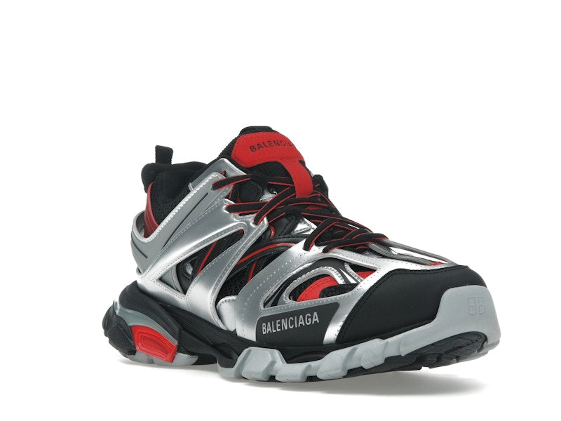 Balenciaga Track Black Red White Silver
