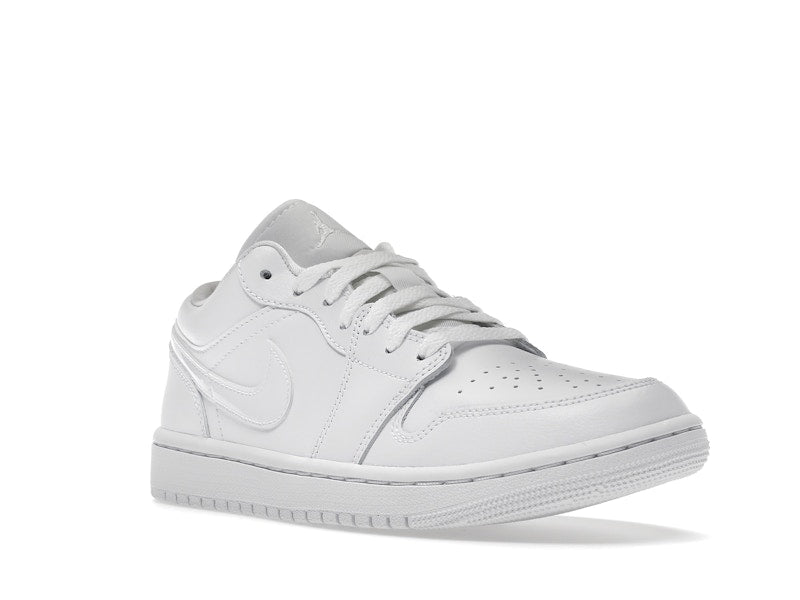 Jordan 1 Low Triple White (2022) (Women's)