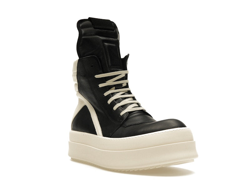 Rick Owens Mega Bumper Geobasket Black Milk