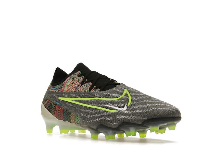 Nike Gripknit Phantom GX Elite Fusion FG Black White Blue Glow Volt