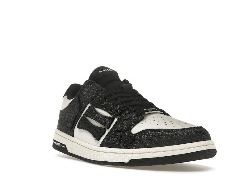 AMIRI Skel Top Low Shimmer Black White