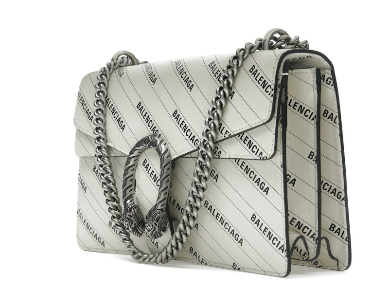 Gucci x Balenciaga The Hacker Project Small Dionysus Bag White
