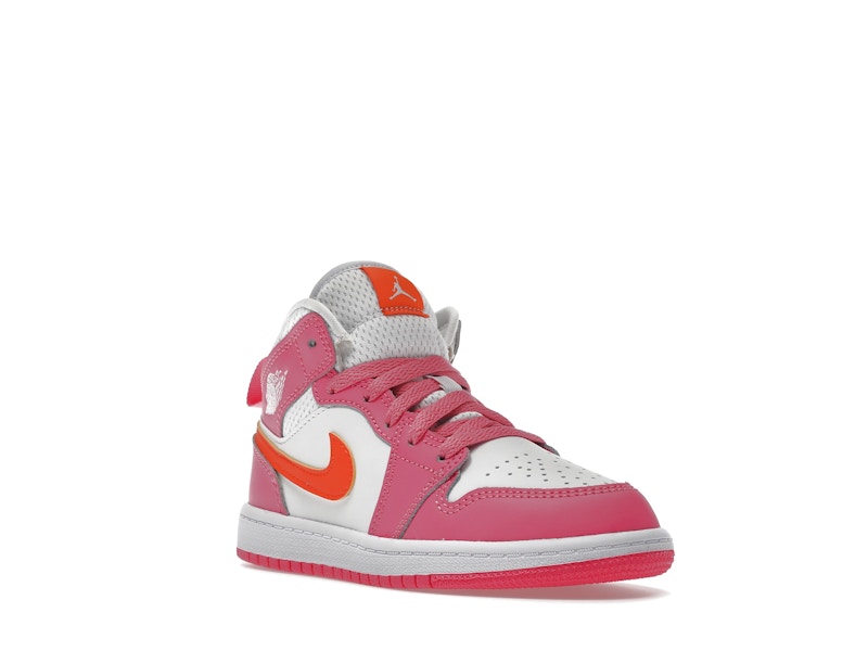 Jordan 1 Mid Pinksicle Safety Orange (PS)