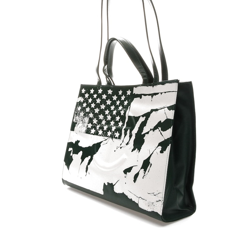 Telfar Flag Bag Medium Green/White