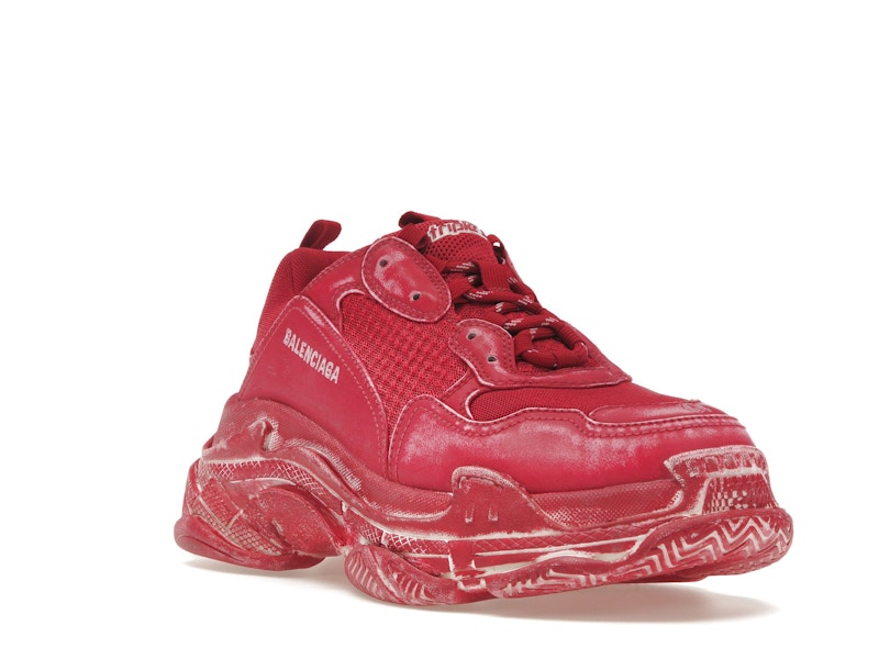Balenciaga Triple S Faded Red