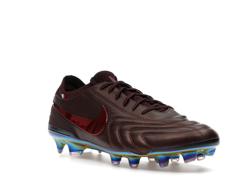Nike Tiempo Legend 10 Elite Luxe FG Montebelluna Leather Port Wine