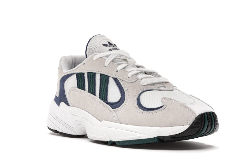 adidas Yung-1 White Noble Green Dark Blue