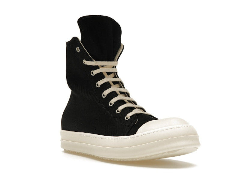 Rick Owens DRKSHDW High Top Black Milk