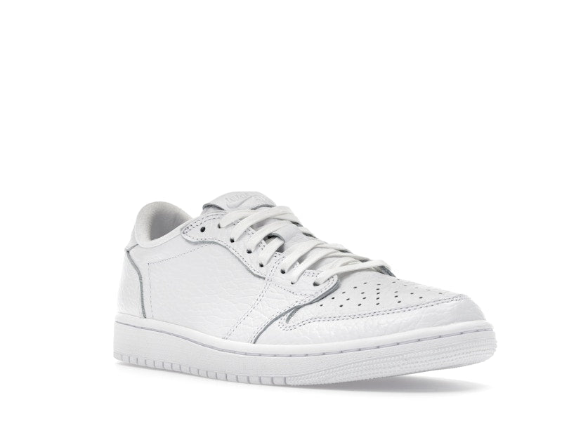 Jordan 1 Retro Low Swooshless Triple White (2025)