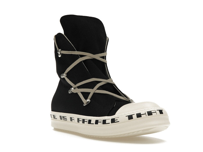 Rick Owens DRKSHDW Hexa High Black Milk