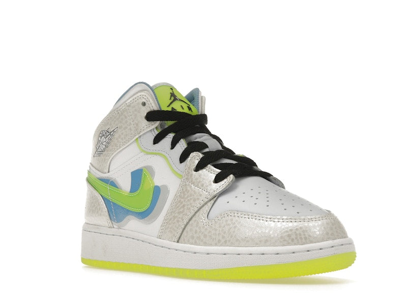 Jordan 1 Mid SE Warped Swoosh (GS)