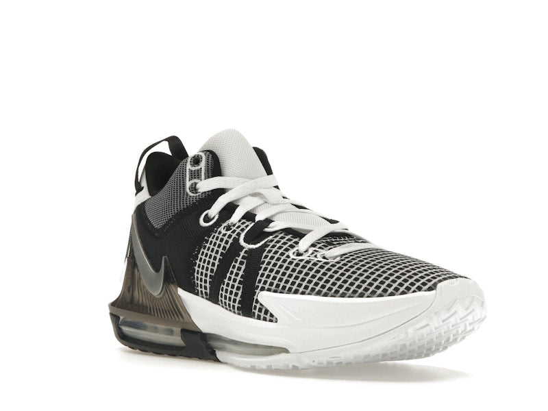 Nike LeBron Witness 7 White Black Metallic Silver