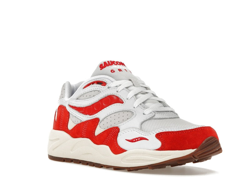Saucony Grid Shadow 2 Ivy Prep White Red