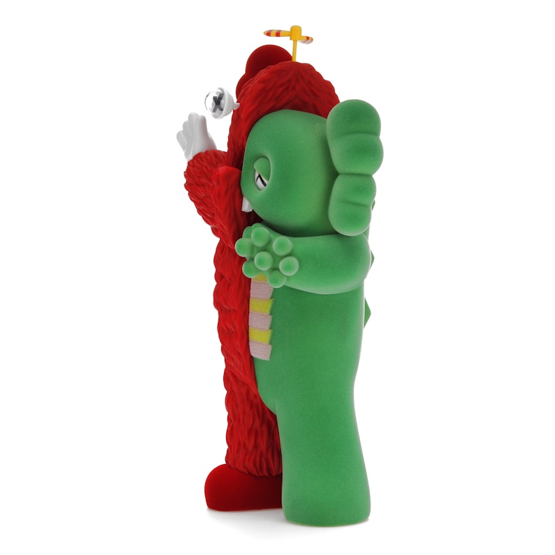 KAWS KACHAMUKKU Vinyl Figure Green/Red
