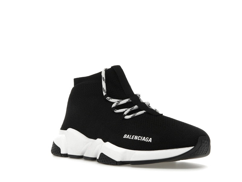 Balenciaga Speed Lace Up Black White (Women's)