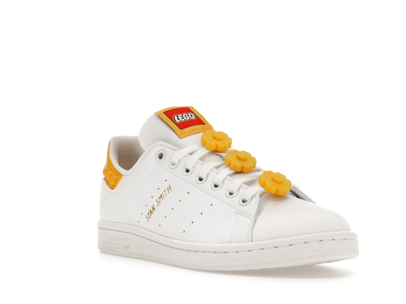 adidas Stan Smith LEGO White Yellow (Women's)