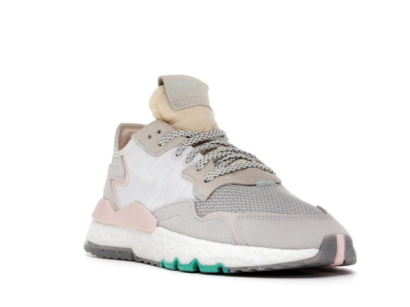 adidas Nite Jogger White Mint Pink (Women's)
