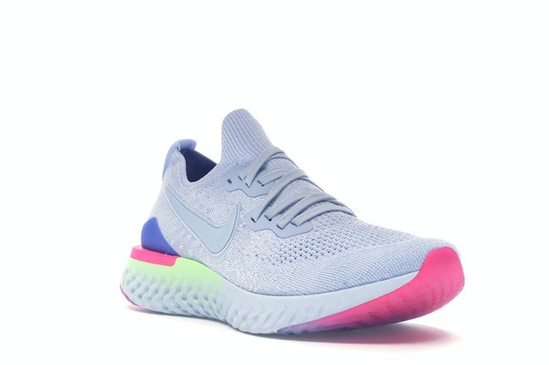 Nike Epic React Flyknit 2 Hydrogen Blue Sapphire Hyper Pink