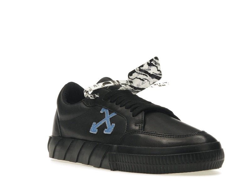 OFF-WHITE Vulc Low Black/Blue Leather SS21