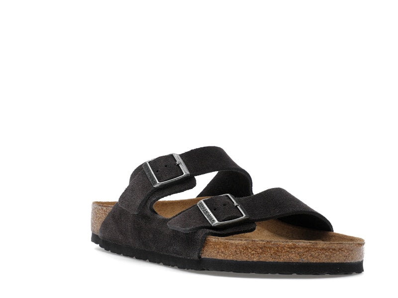 Birkenstock Arizona Soft Footbed Suede Velvet Grey