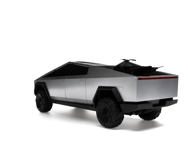 Hot Wheels x Tesla Cybertruck 1:10 Scale RC Car (2021 Version w/ Cyberquad)