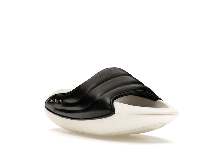 Balmain B-IT Mules Black White