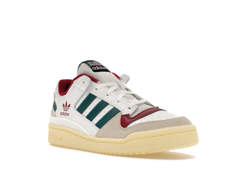 adidas Forum Low White Teal Burgundy