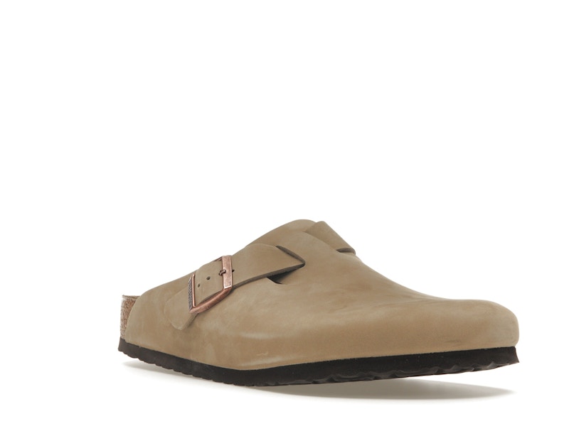 Birkenstock Boston Oiled Leather Tobacco Brown