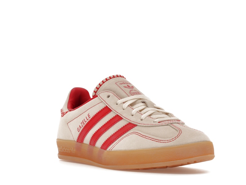 adidas Gazelle Indoor Beige Better Scarlet (Women's)