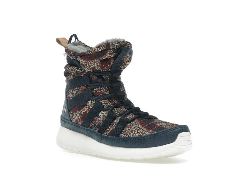 Nike Roshe Run Hi Sneakerboot QS Liberty of London Armory Navy (Women's)