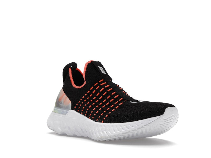 Nike React Phantom Run Flyknit Premium Black Bright Mango (Women's)